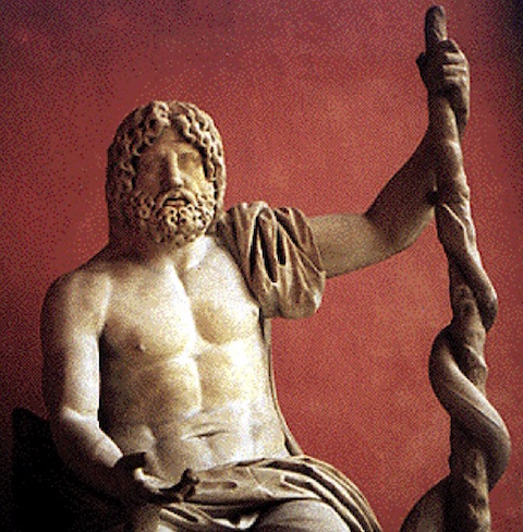Asclepios, dios de la medicina. El mito y sus significados
