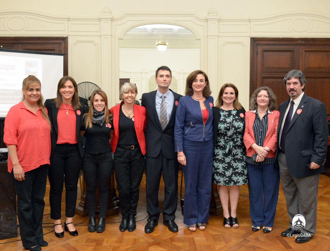 Campaña Corazón y Mujer en la Legislatura Porteña